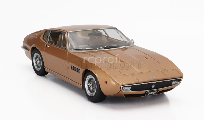 Kk-scale Maserati Ghibli Coupe 1969 1:18 Gold Met