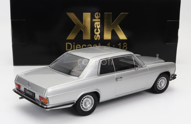 Kk-scale Mercedes benz 250c/8 (w114) Coupe 1969 1:18 Silver