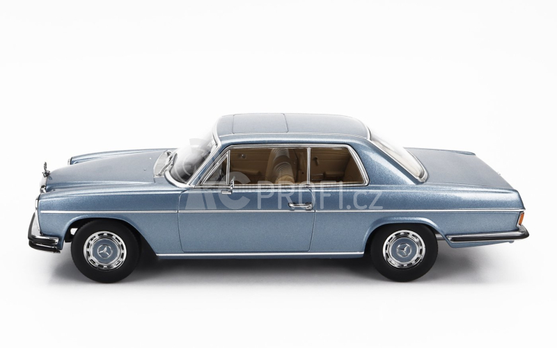 Kk-scale Mercedes benz 280c/8 (w114) Coupe 1969 1:18 Světle Modrá Met