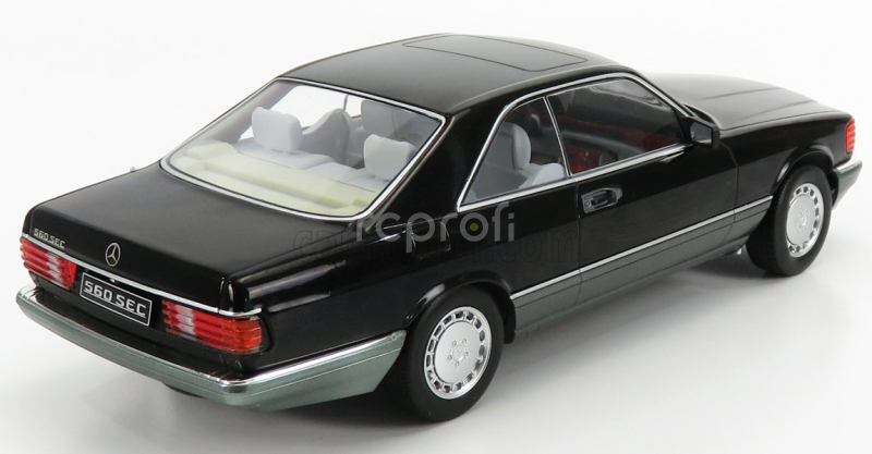 Kk-scale Mercedes benz S-class 560sec (c126) Coupe 1985 1:18 Black
