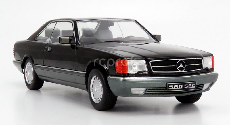 Kk-scale Mercedes benz S-class 560sec (c126) Coupe 1985 1:18 Black