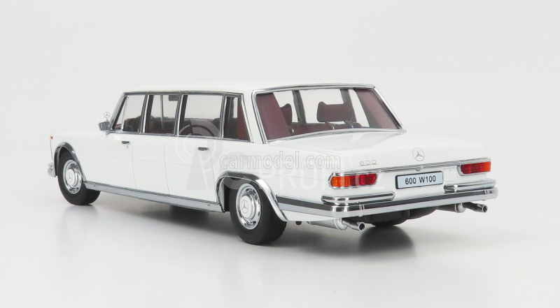 Kk-scale Mercedes benz S-class 600 Lwb Pullman (w100) 1964 1:18 Bílá