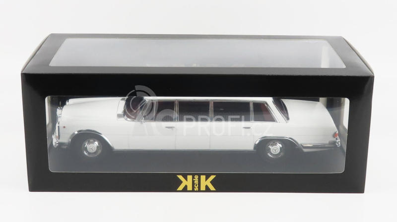 Kk-scale Mercedes benz S-class 600 Lwb Pullman (w100) 1964 1:18 Bílá
