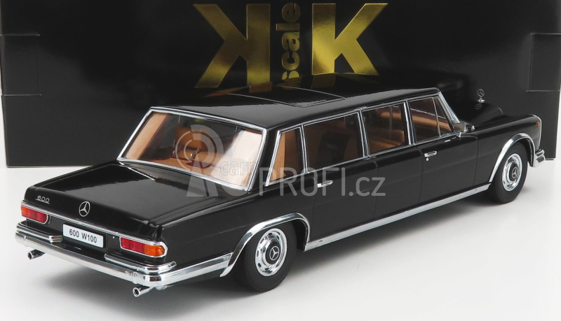 Kk-scale Mercedes benz S-class 600 Lwb Pullman (w100) 1964 1:18 Black