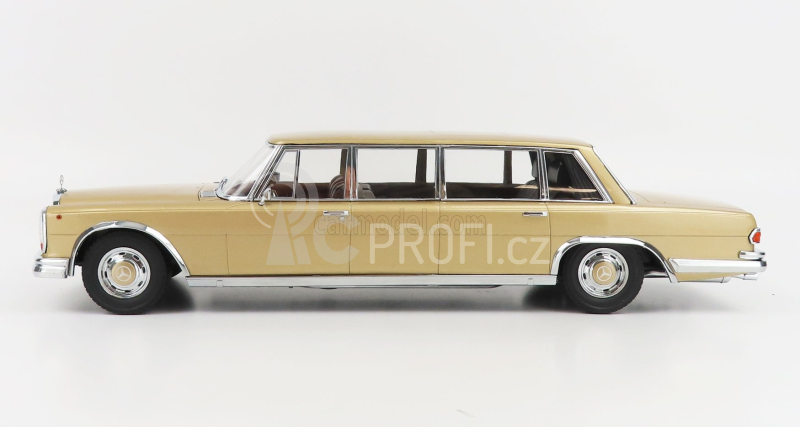 Kk-scale Mercedes benz S-class 600 Lwb Pullman (w100) 1964 1:18 Gold Met