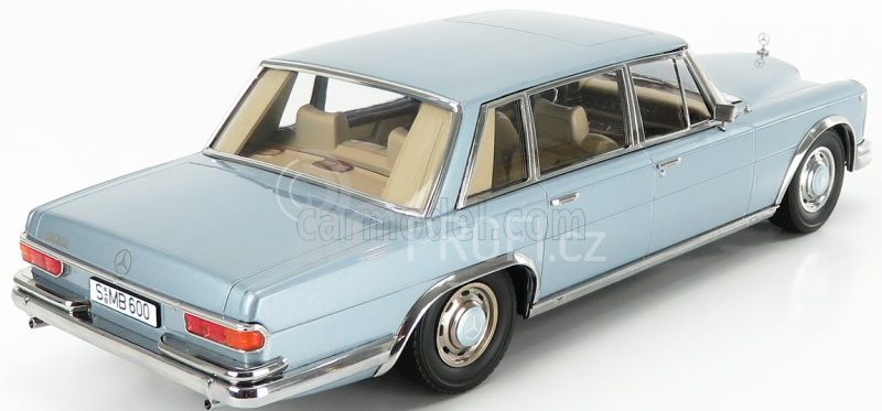 Kk-scale Mercedes benz S-class 600 Pullman (w100) 1963 1:18 Světle Modrá Met