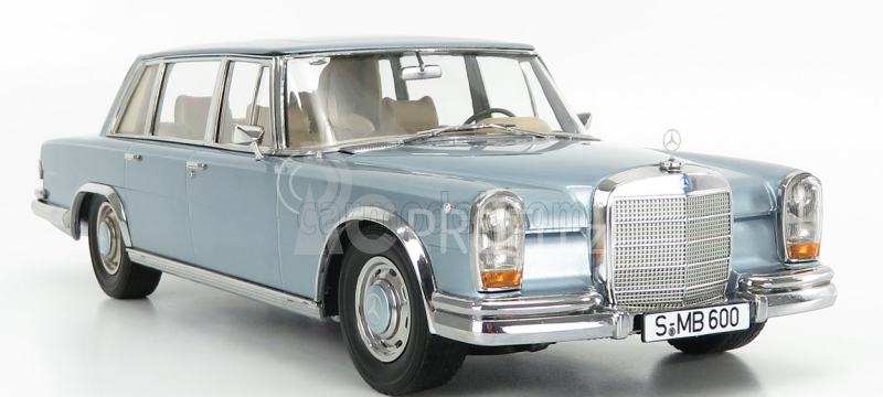 Kk-scale Mercedes benz S-class 600 Pullman (w100) 1963 1:18 Světle Modrá Met