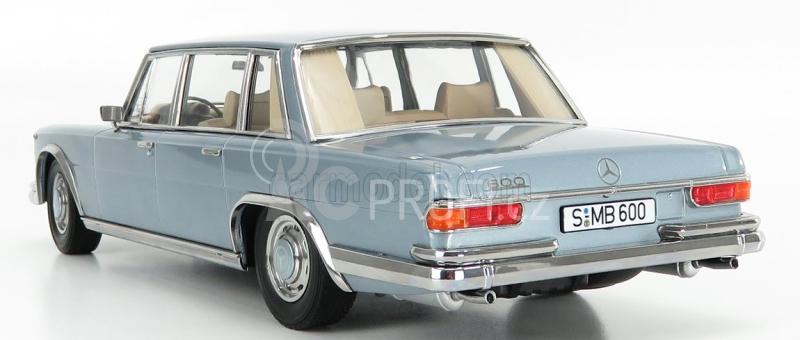 Kk-scale Mercedes benz S-class 600 Pullman (w100) 1963 1:18 Světle Modrá Met