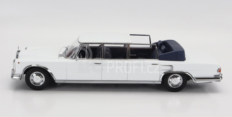 Kk-scale Mercedes benz S-class 600 Pullman (w100) Landaulet Semiconvertible 1964 1:18 Bílá