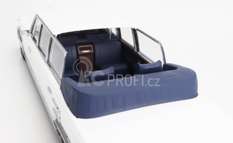 Kk-scale Mercedes benz S-class 600 Pullman (w100) Landaulet Semiconvertible 1964 1:18 Bílá
