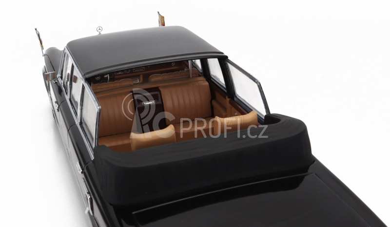 Kk-scale Mercedes benz S-class 600 Pullman (w100) 1965 1:18, černá
