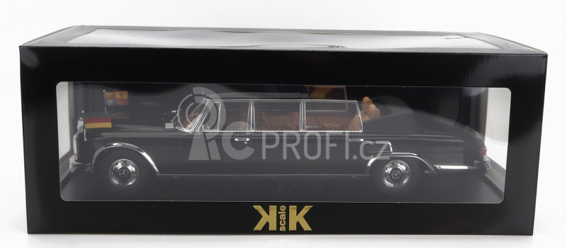 Kk-scale Mercedes benz S-class 600 Pullman (w100) 1965 1:18, černá