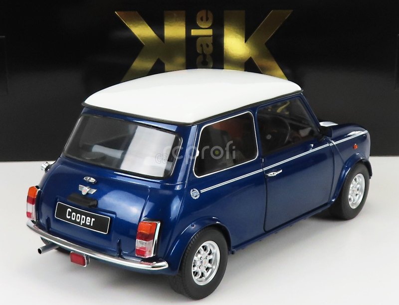 Kk-scale Mini Cooper Rhd 1992 1:12 Modrá Met Bílá