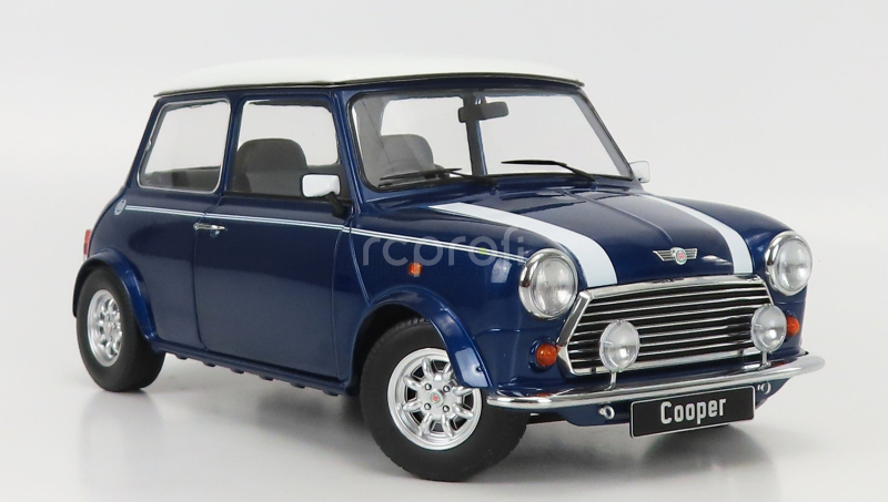 Kk-scale Mini Cooper Rhd 1992 1:12 Modrá Met Bílá