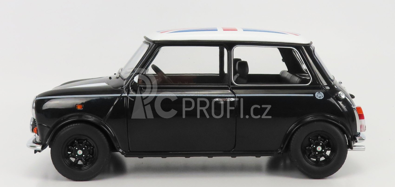 Kk-scale Mini Cooper Rhd 1992 With Union Jack 1:12 Černá Bílá