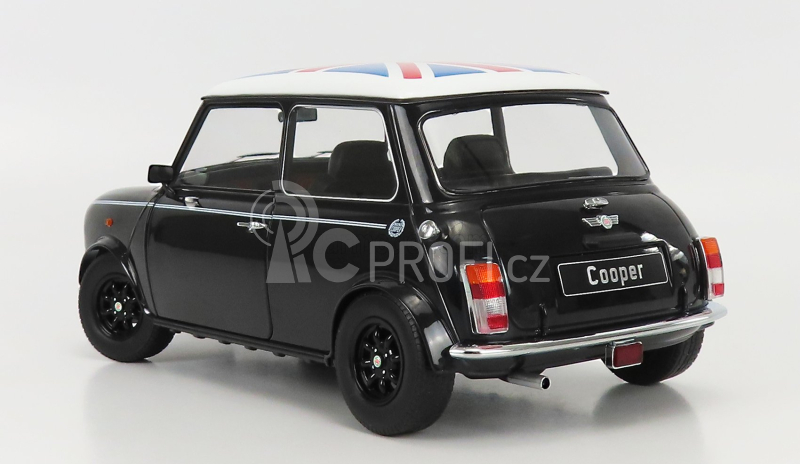 Kk-scale Mini Cooper Rhd 1992 With Union Jack 1:12 Černá Bílá