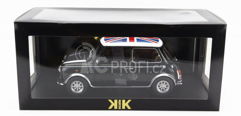 Kk-scale Mini Cooper Rhd 1992 With Union Jack 1:12 Zelená Bílá