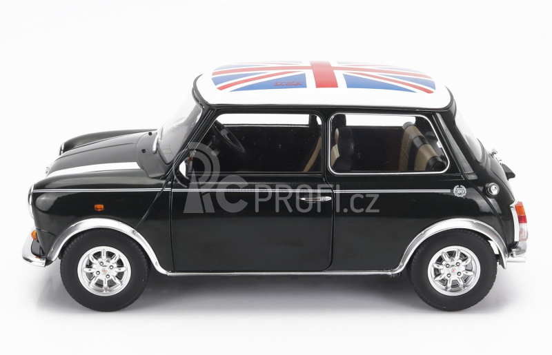 Kk-scale Mini Cooper Rhd 1992 With Union Jack 1:12 Zelená Bílá