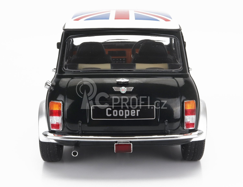 Kk-scale Mini Cooper Rhd 1992 With Union Jack 1:12 Zelená Bílá