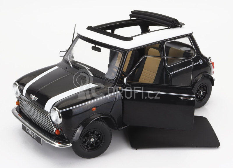 Kk-scale Mini Cooper Sunroof Lhd 1992 1:12 Černá Bílá