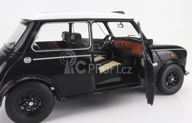 Kk-scale Mini Cooper Sunroof Lhd 1992 1:12 Černá Bílá