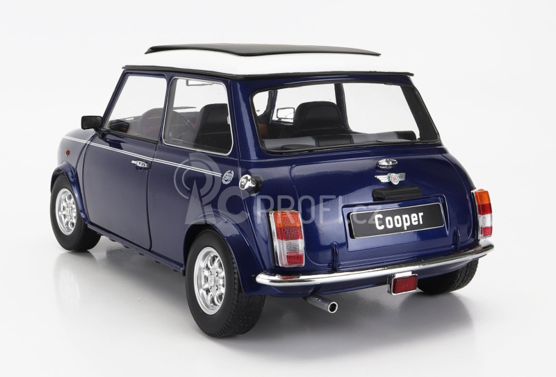 Kk-scale Mini Cooper Sunroof Lhd 1992 1:12 Modrá Met Bílá