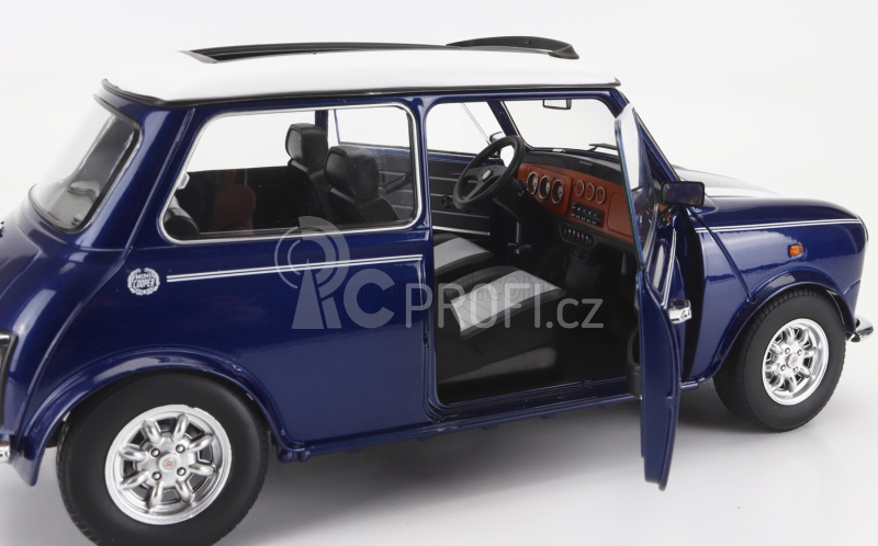 Kk-scale Mini Cooper Sunroof Lhd 1992 1:12 Modrá Met Bílá