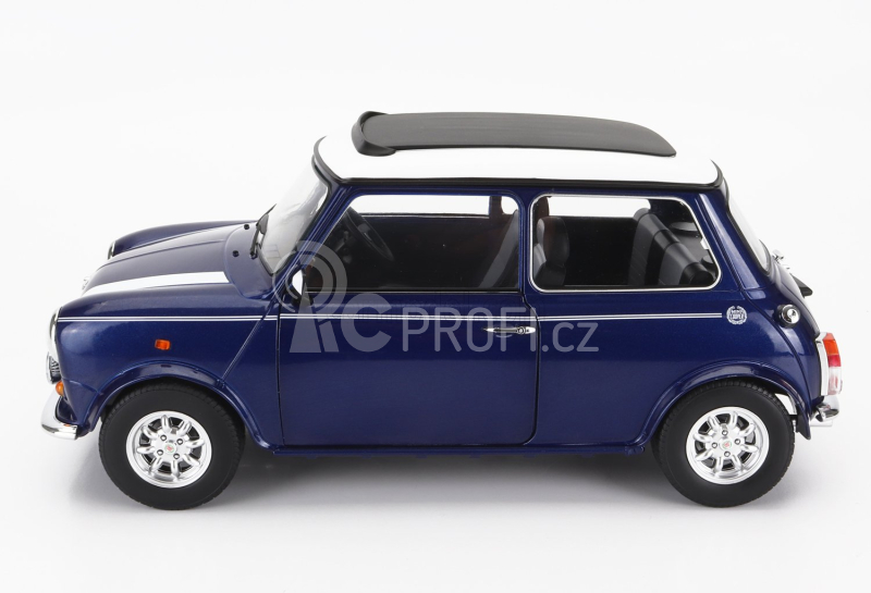 Kk-scale Mini Cooper Sunroof Rhd 1992 1:12 Modrá Met Bílá