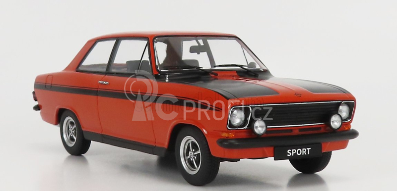 Kk-scale Opel Kadett B Sport 1973 1:18 Červená Černá
