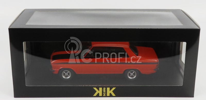 Kk-scale Opel Kadett B Sport 1973 1:18 Červená Černá