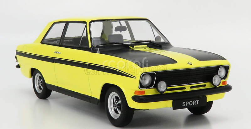 Kk-scale Opel Kadett B Sport 1973 1:18 Žlutá Černá