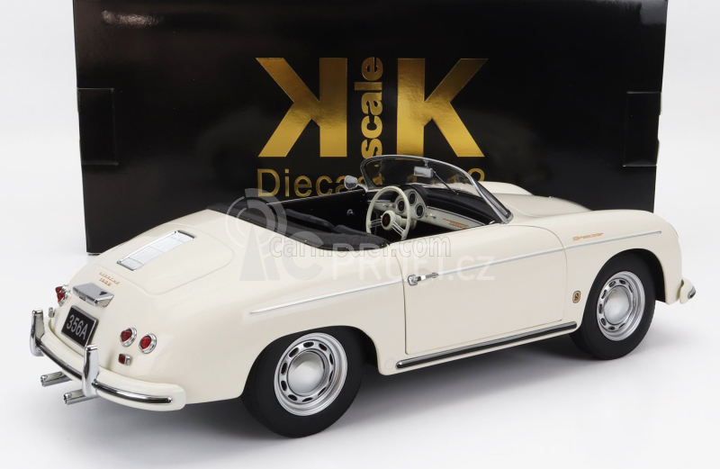 Kk-scale Porsche 356a Speedster 1955 1:12 Bílá