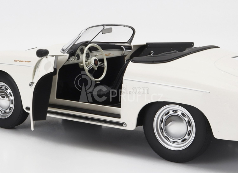 Kk-scale Porsche 356a Speedster 1955 1:12 Bílá
