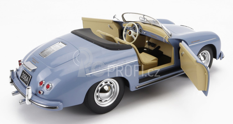 Kk-scale Porsche 356a Speedster 1955 1:12 Světle Modrá