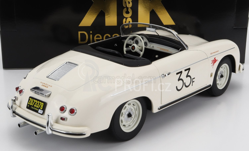 Kk-scale Porsche 356a Speedster N 33 1955 1:12 Bílá