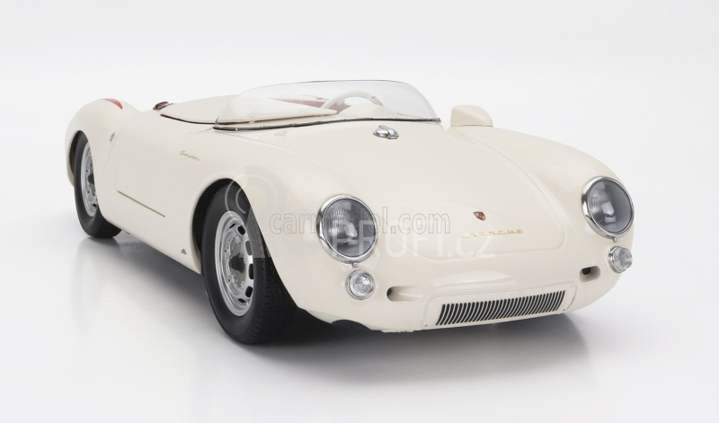 Kk-scale Porsche 550a Spider 1953 1:12 Bílá Červená