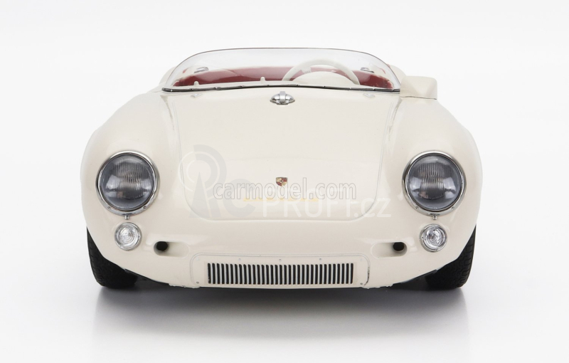 Kk-scale Porsche 550a Spider 1953 1:12 Bílá Červená