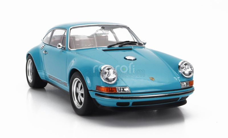 Kk-scale Porsche 911 By Singer Coupe 2014 1:18 Turquoise Blue