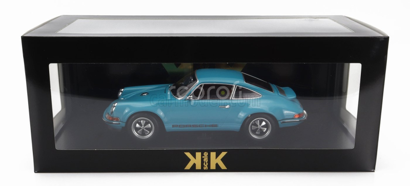 Kk-scale Porsche 911 By Singer Coupe 2014 1:18 Turquoise Blue