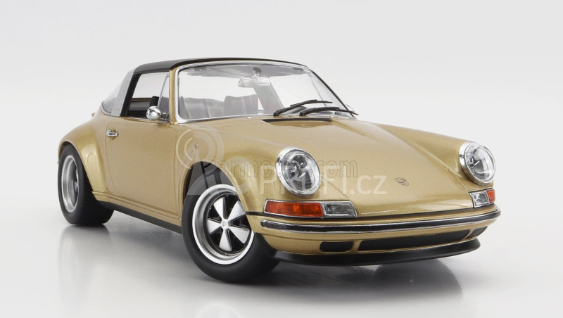 Kk-scale Porsche 911 By Singer Targa 2014 1:18 Gold Met