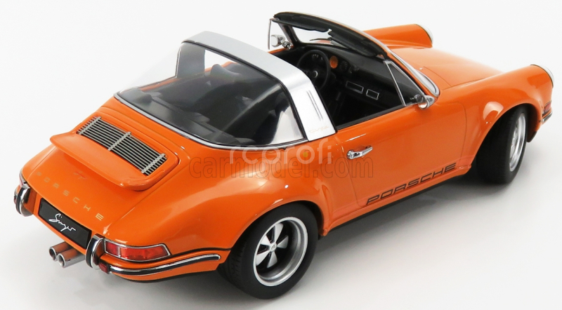 Kk-scale Porsche 911 By Singer Targa 2014 1:18 Orange