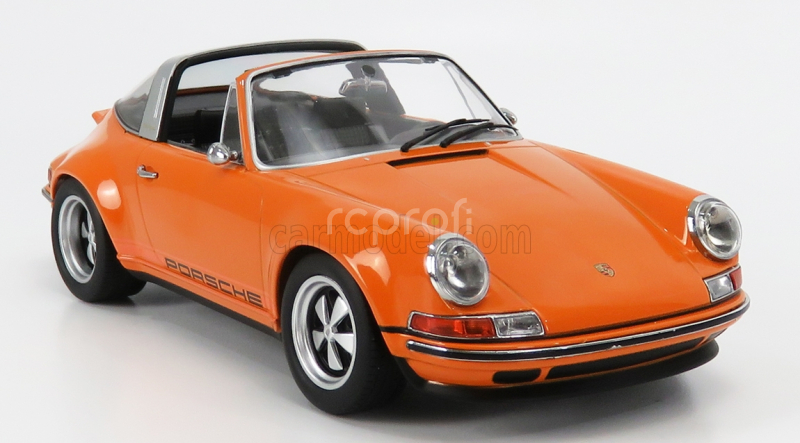 Kk-scale Porsche 911 By Singer Targa 2014 1:18 Orange