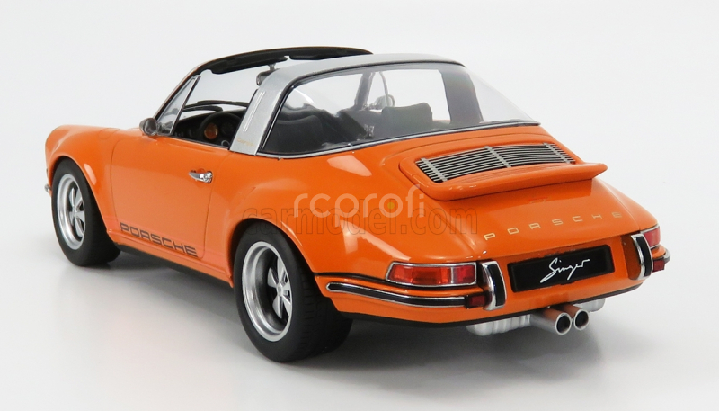 Kk-scale Porsche 911 By Singer Targa 2014 1:18 Orange