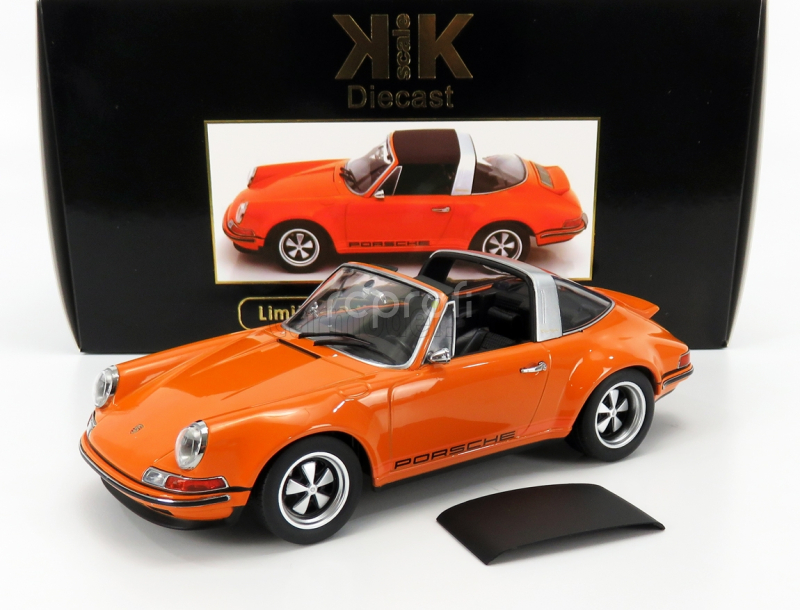 Kk-scale Porsche 911 By Singer Targa 2014 1:18 Orange