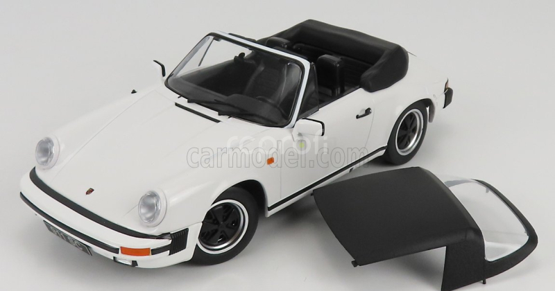 Kk-scale Porsche 911 Sc Cabriolet 1983 - With Extra Soft-top 1:18 Bílá
