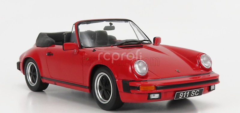 Kk-scale Porsche 911 Sc Cabriolet 1983 - With Extra Soft-top 1:18 Red