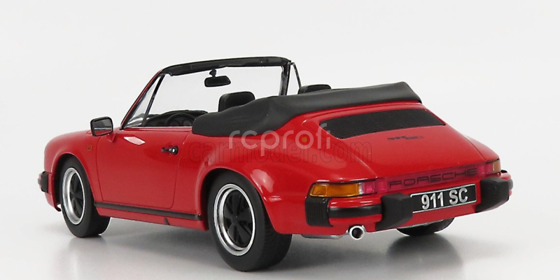 Kk-scale Porsche 911 Sc Cabriolet 1983 - With Extra Soft-top 1:18 Red
