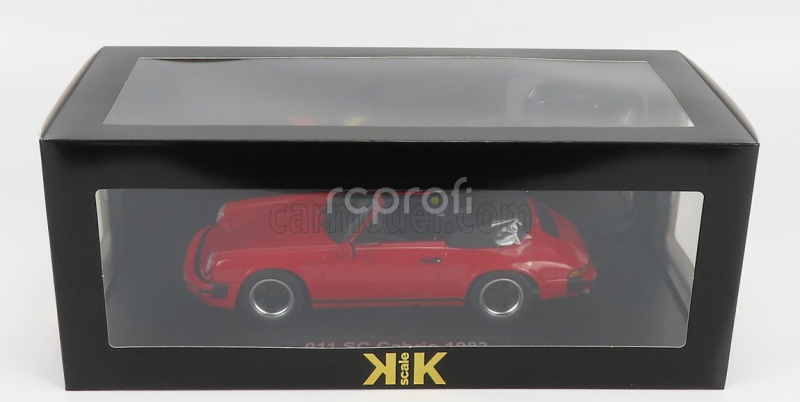 Kk-scale Porsche 911 Sc Cabriolet 1983 - With Extra Soft-top 1:18 Red