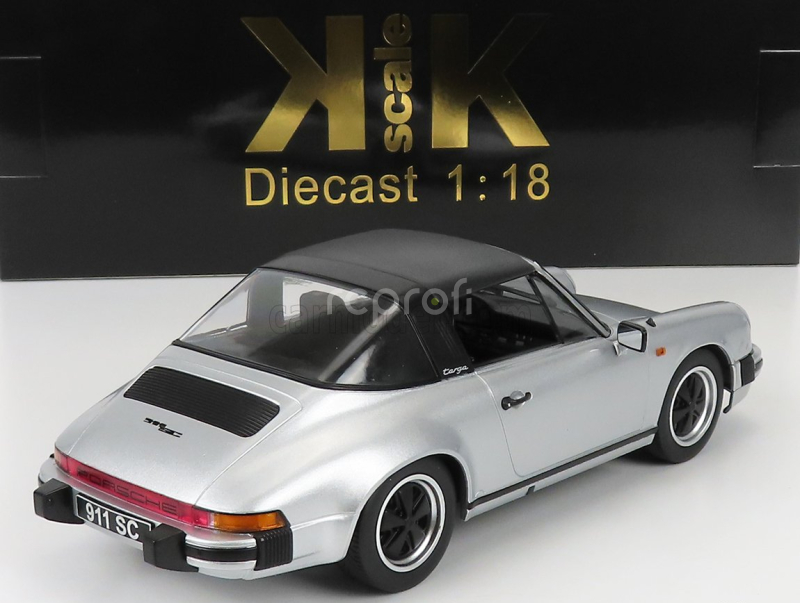 Kk-scale Porsche 911 Sc Targa 1983 - With Extra Hard-top 1:18 Silver