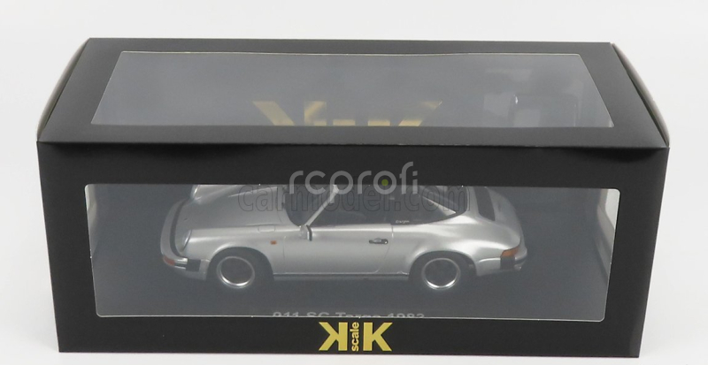 Kk-scale Porsche 911 Sc Targa 1983 - With Extra Hard-top 1:18 Silver